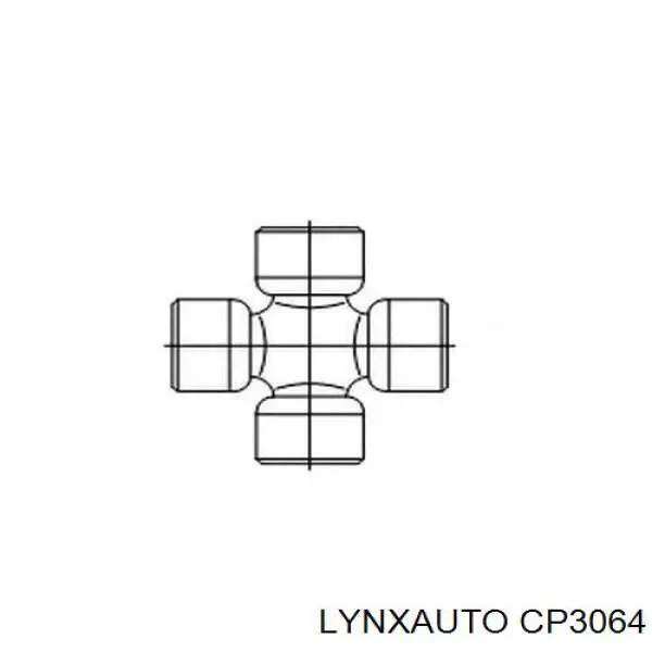 CP3064 Lynxauto хрестовина карданного валу