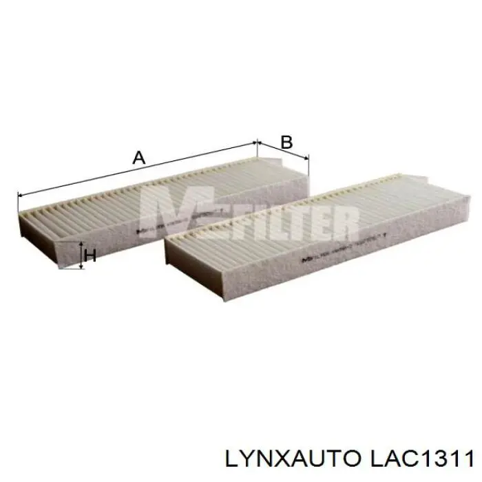 LAC1311 Lynxauto фільтр салону