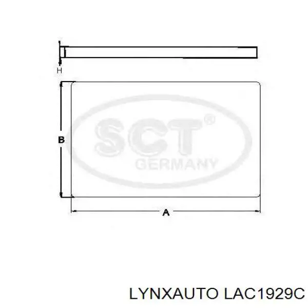 Фільтр салону LAC1929C Lynxauto