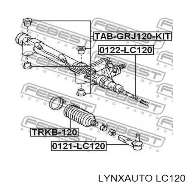 Фільтр масляний LC120 Lynxauto