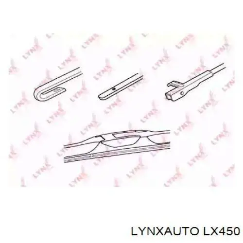 LX450 Lynxauto щітка-двірник лобового скла, пасажирська