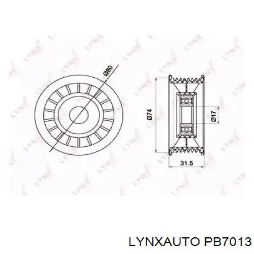 Натяжний ролик Lynxauto PB7013 ціна, від 10.11 USD