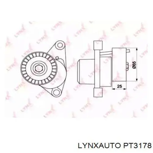 Купити 9685486880 Peugeot/Citroen Натягувач приводного ременя