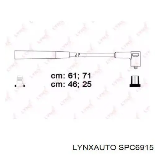 Дріт високовольтний, комплект SPC6915 Lynxauto