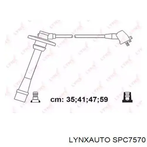 Дріт високовольтні, комплект SPC7570 Lynxauto