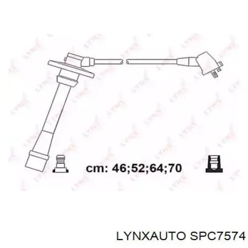 Дріт високовольтні, комплект SPC7574 Lynxauto