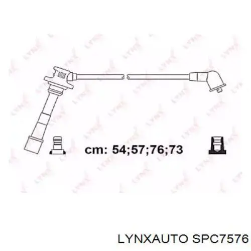 Дріт високовольтні, комплект SPC7576 Lynxauto