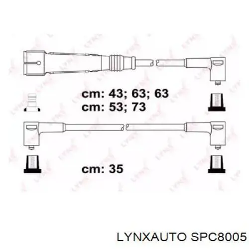 SPC8005 Lynxauto дріт високовольтні, комплект