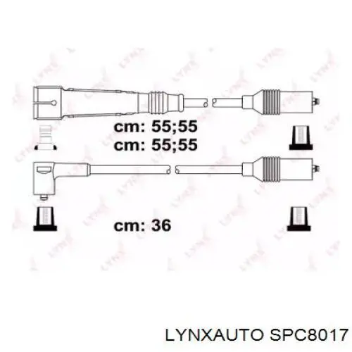 SPC8017 Lynxauto дріт високовольтні, комплект