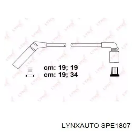 Дріт високовольтний, комплект SPE1807 Lynxauto