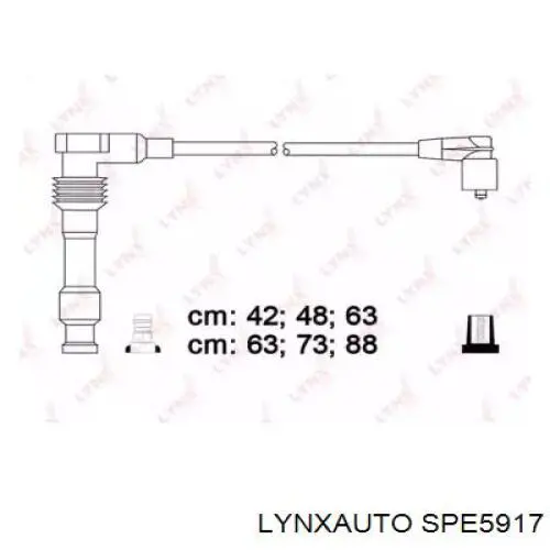 Високовольтні дроти 1612605 Opel