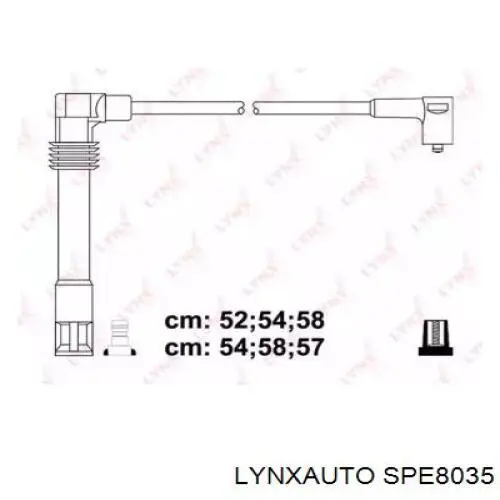 Дріт високовольтний, комплект SPE8035 Lynxauto