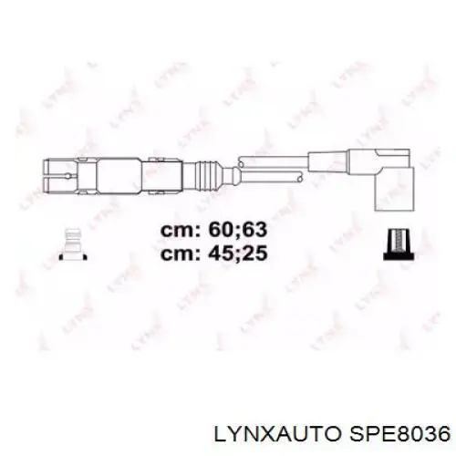 Дріт високовольтний, комплект SPE8036 Lynxauto