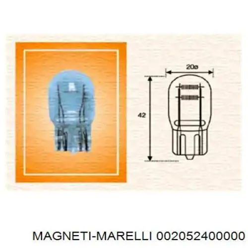 Лампочка 002052400000 Magneti Marelli