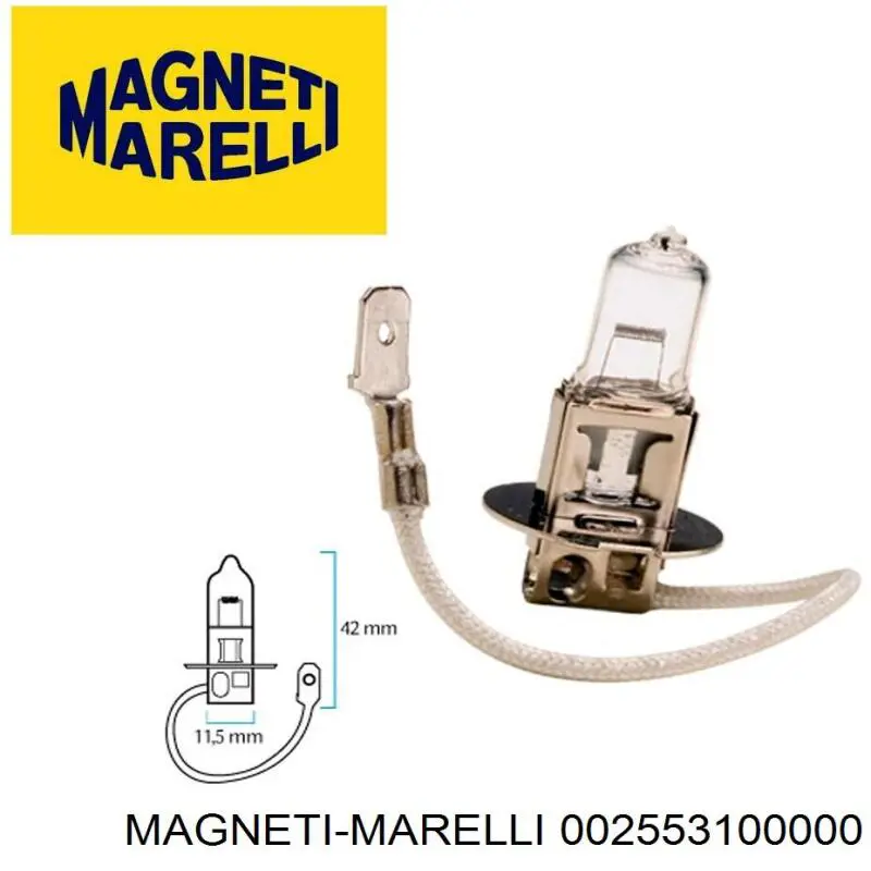 Купити 002553100000 Magneti Marelli Лампочка галогенна