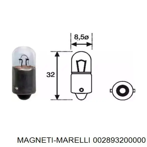Купити T3W12V Magneti Marelli 