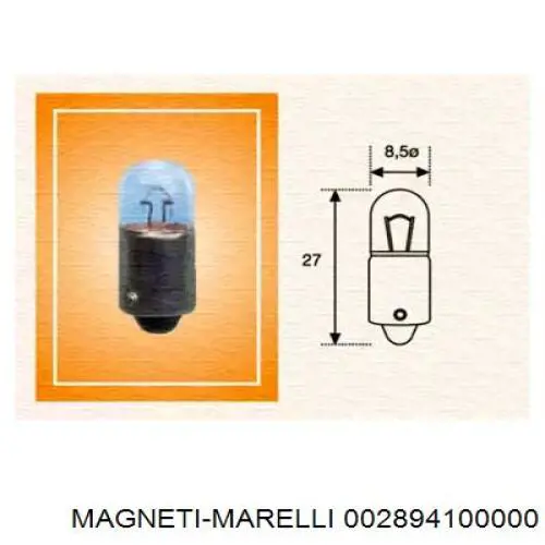 Лампи Magneti Marelli 002894100000 ціна, від 0.42 USD