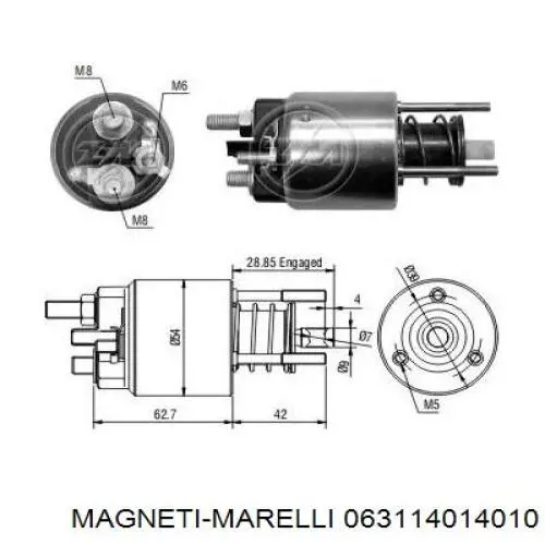 Купити 063114014010 Magneti Marelli Стартер