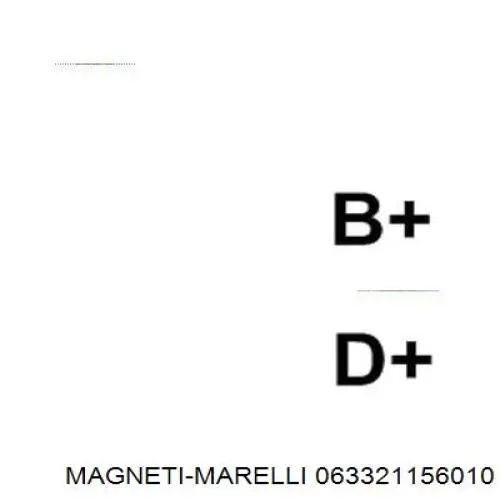063321156010 Magneti Marelli Авто генератор