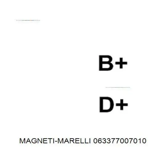 Купити 063377007010 Magneti Marelli Генератор