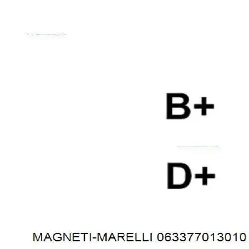 Генератор 063377013010 Magneti Marelli