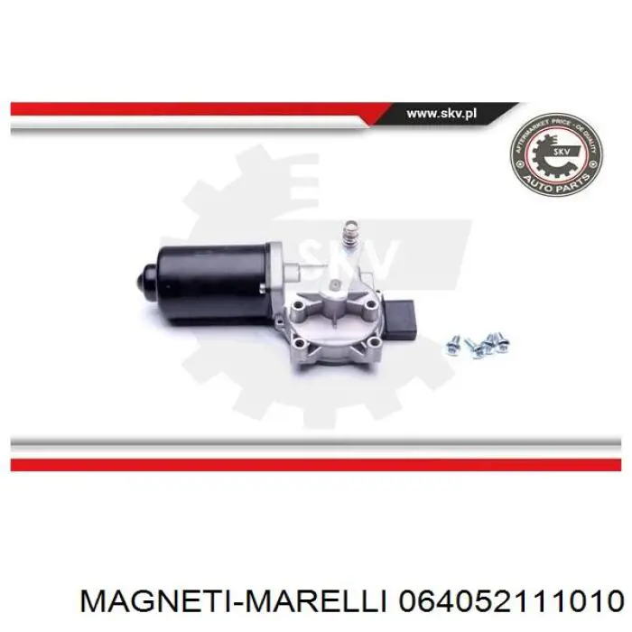 Двигун склоочисника лобового скла (трапеції) 064052111010 Magneti Marelli