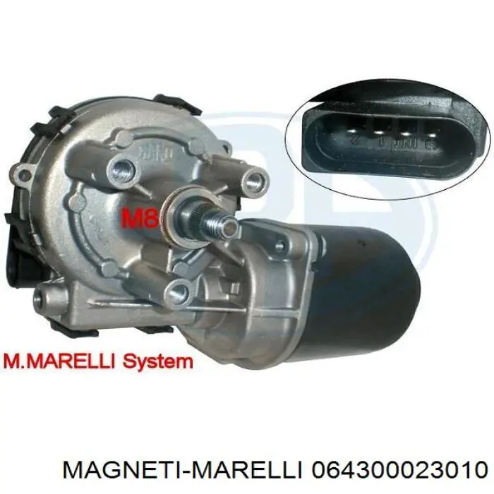 Купити 064300023010 Magneti Marelli Мотор двірника