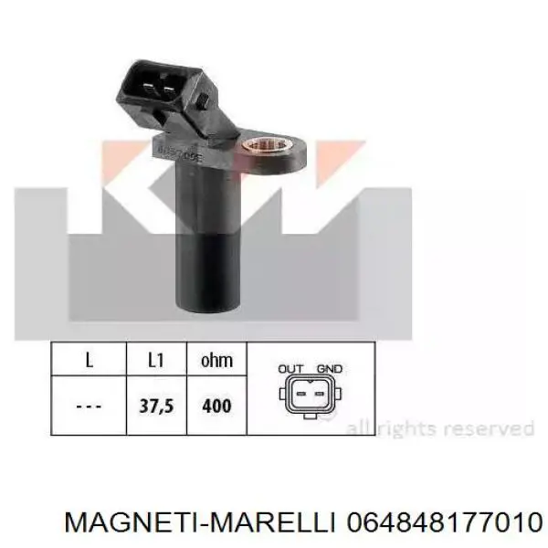 SAG177 Magneti Marelli Датчик швидкості спідометра