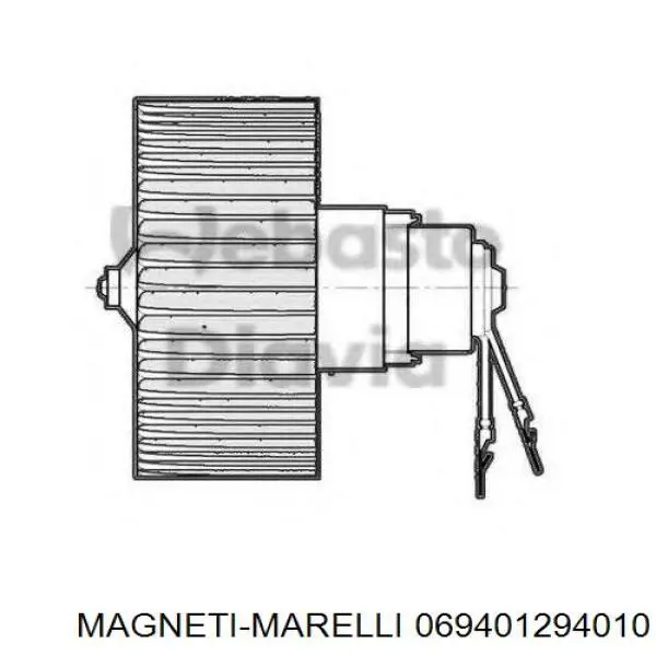 46721972 Fiat/Alfa/Lancia Електромотор пічки