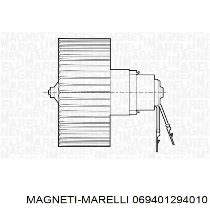 069401294010 Magneti Marelli двигун вентилятора пічки (обігрівача салону)
