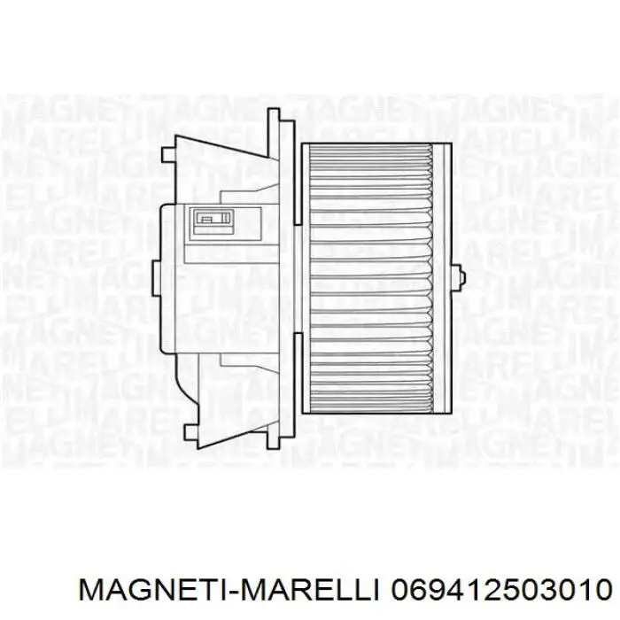 Вентилятора пічки 069412503010 Magneti Marelli