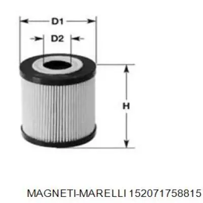 Масляний фільтр двигуна Magneti Marelli 152071758815 ціна, від 4.38 USD