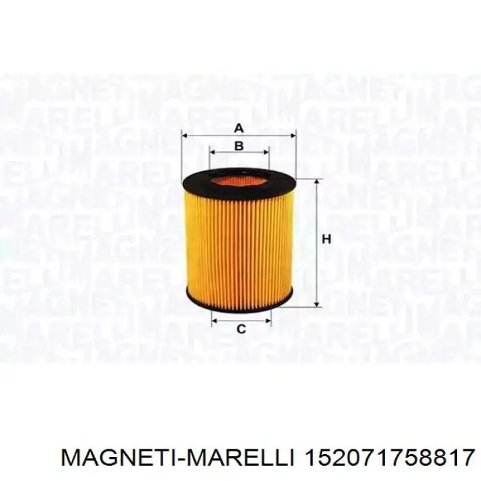 Купити 152071758817 Magneti Marelli Фільтр очищення масла відцентровий