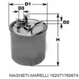 Купити 152071760674 Magneti Marelli Фільтр-відстійник палива грубої очистки