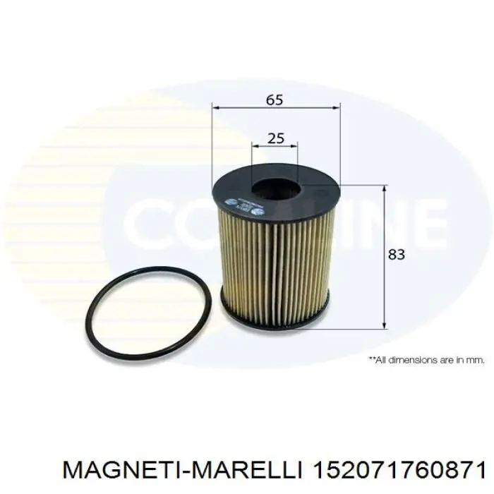 Купити 152071760871 Magneti Marelli Фільтр очищення масла відцентровий