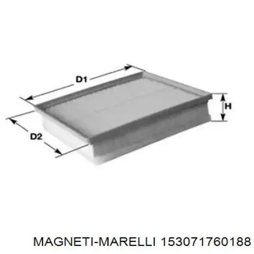 153071760188 Magneti Marelli фільтр повітряний