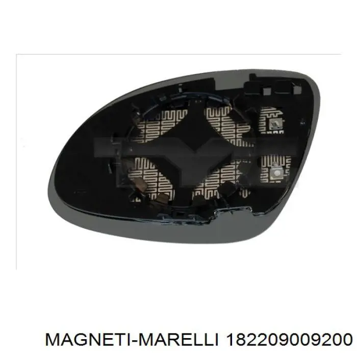 182209009200 Magneti Marelli дзеркальний елемент дзеркала заднього виду, правого