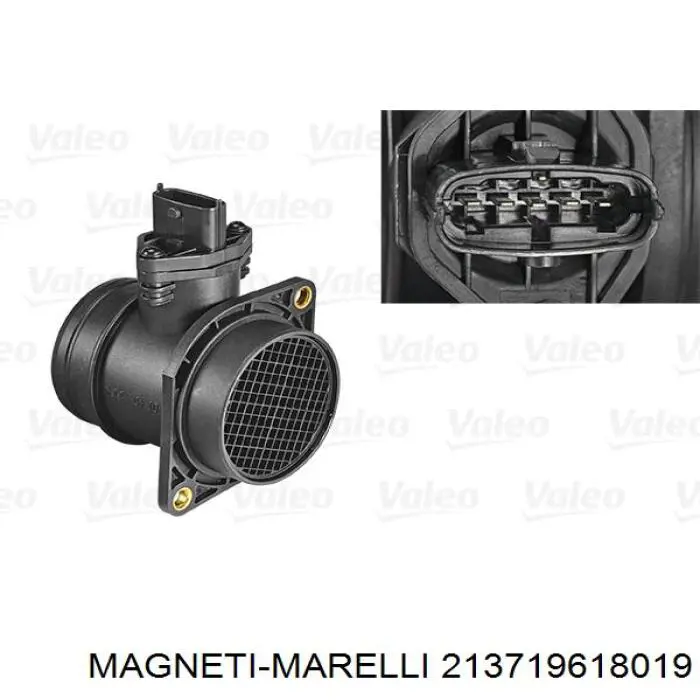 Датчик масової витрати повітря Magneti Marelli 213719618019 ціна, від 46.29 USD