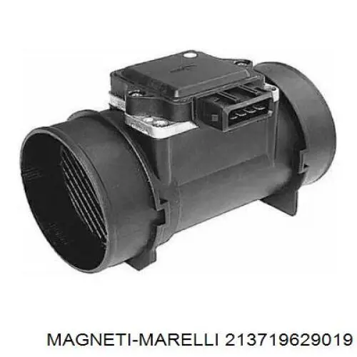 Датчик потоку (витрати) повітря, витратомір MAF - (Mass Airflow) 213719629019 Magneti Marelli