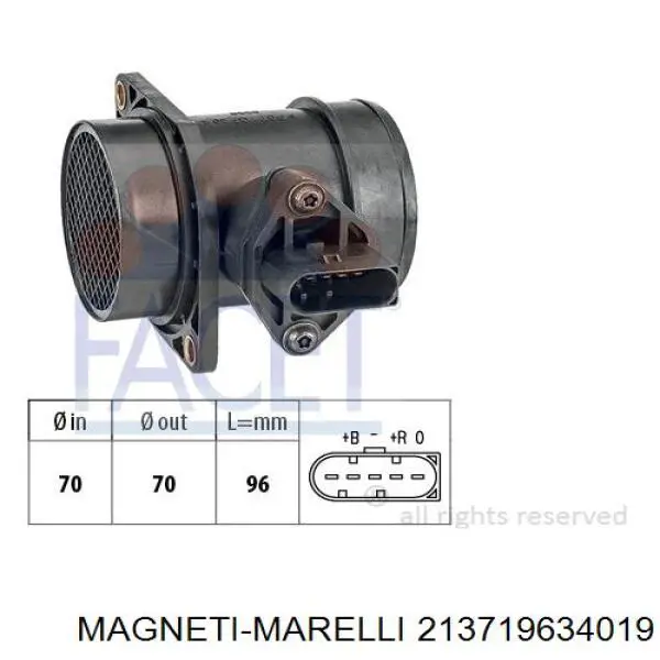 ДМРВ 213719634019 Magneti Marelli