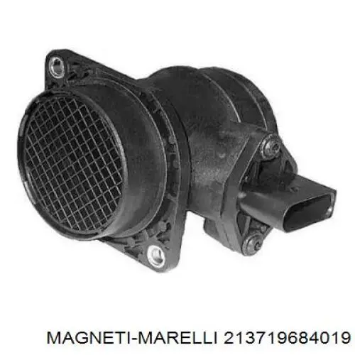 Датчик потоку (витрати) повітря, витратомір MAF - (Mass Airflow) 213719684019 Magneti Marelli