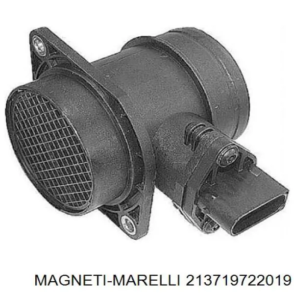 Датчик потоку (витрати) повітря, витратомір MAF - (Mass Airflow) 213719722019 Magneti Marelli