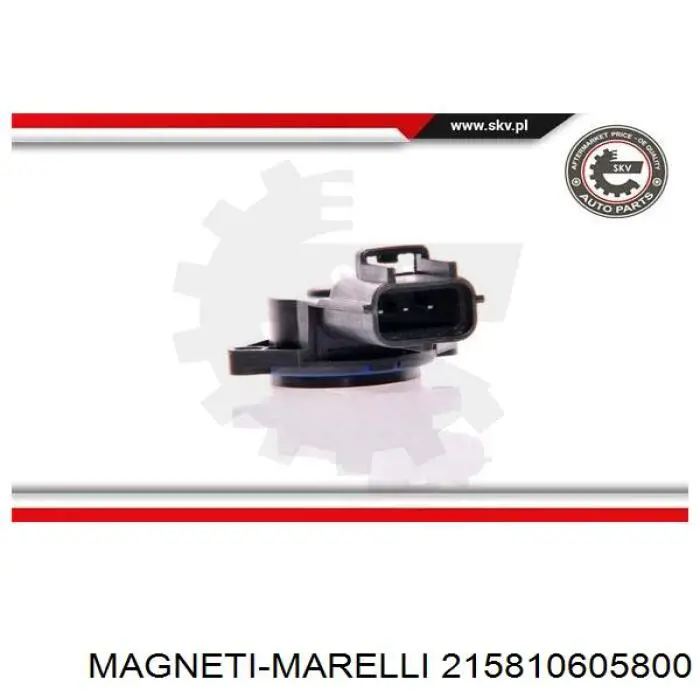 215810605800 Magneti Marelli датчик положення дросельної заслінки (потенціометр)