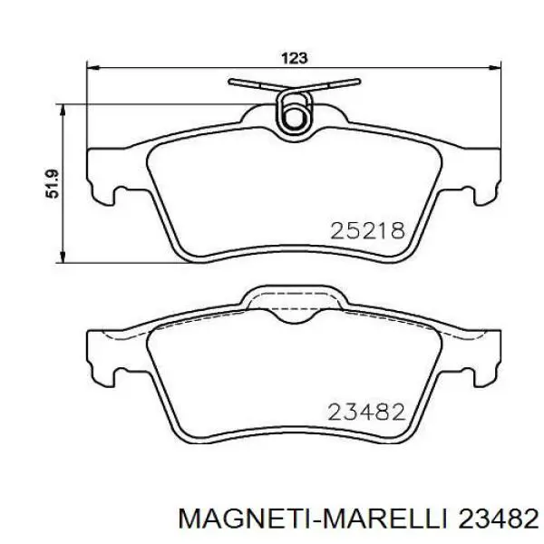 23482 Magneti Marelli термостат