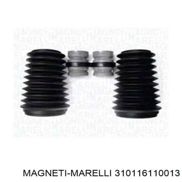 Буфер-відбійник амортизатора переднього + пильовик Magneti Marelli 310116110013 ціна, від 15.98 USD