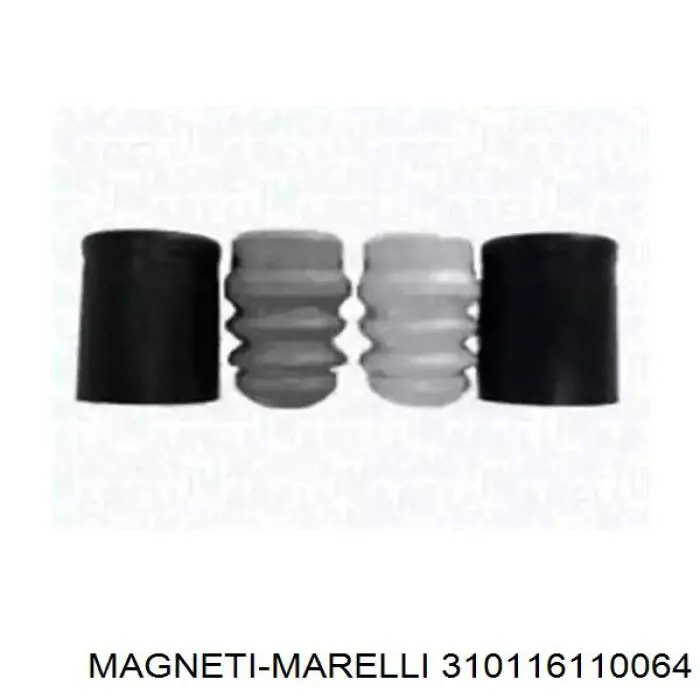 Буфер-відбійник амортизатора переднього + пильовик 310116110064 Magneti Marelli