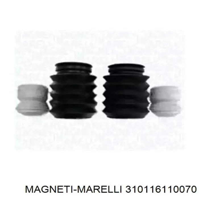 Купити 310116110070 Magneti Marelli Буфер-відбійник амортизатора переднього + пильовик