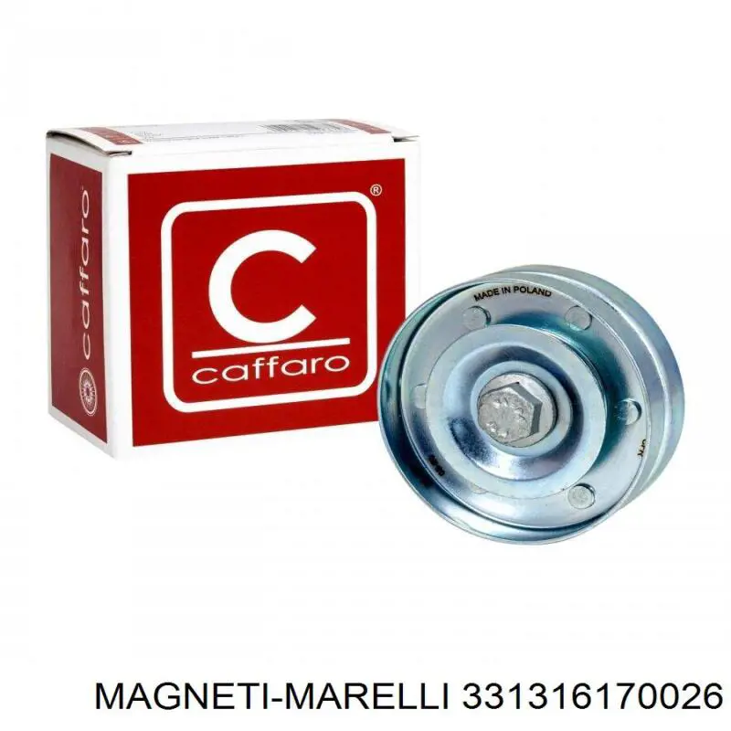 Ролик приводного ременя, паразитний Magneti Marelli 331316170026 ціна, від 11.19 USD