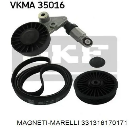 331316170171 Magneti Marelli Ролик натяжителя ременя агрегатів