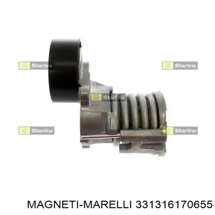 Натяжний ролик Magneti Marelli 331316170655 ціна, від 9.50 USD
